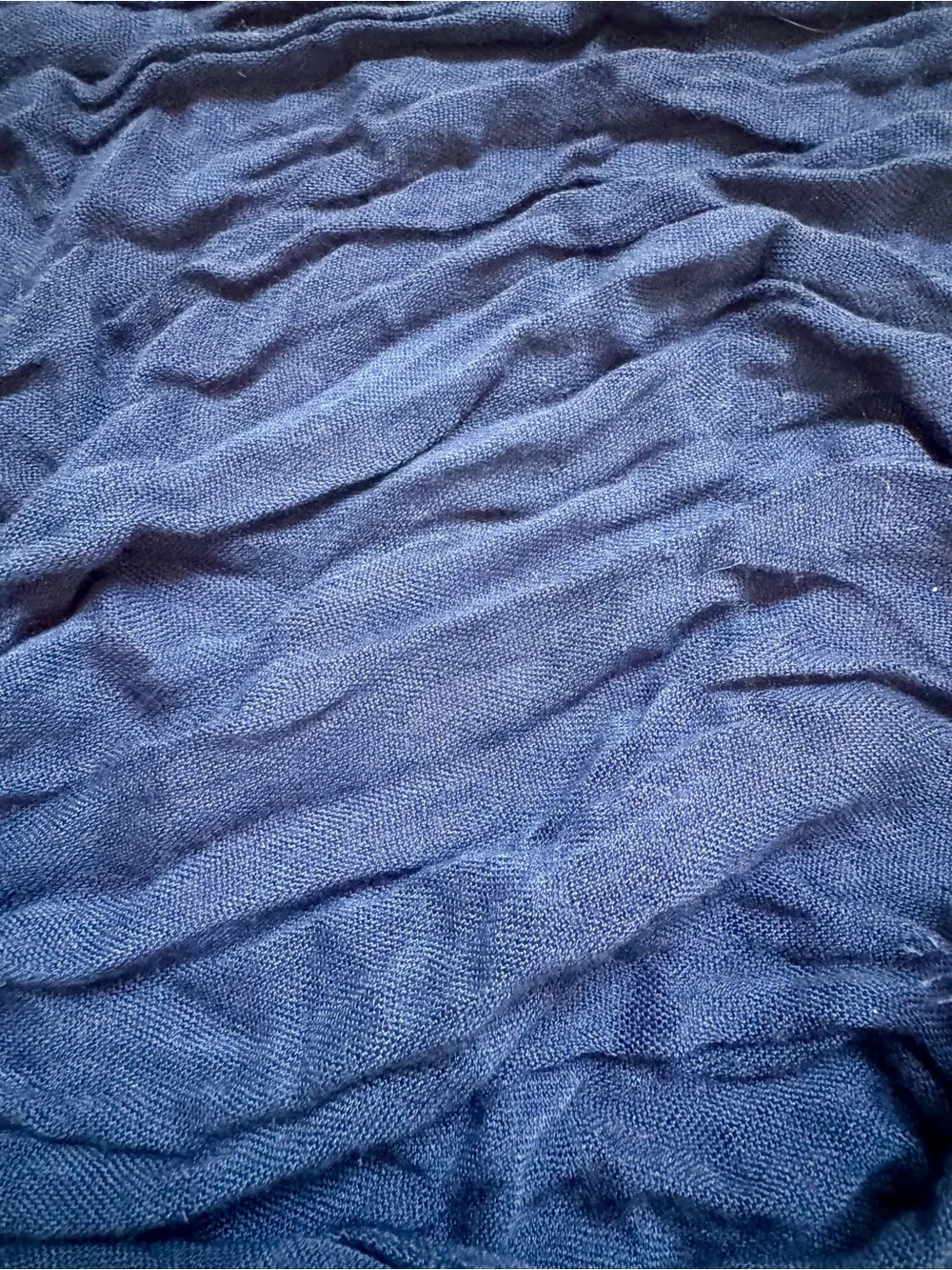 J. Crew Navy Lightweight Scarf